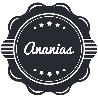 Ananias badge logo