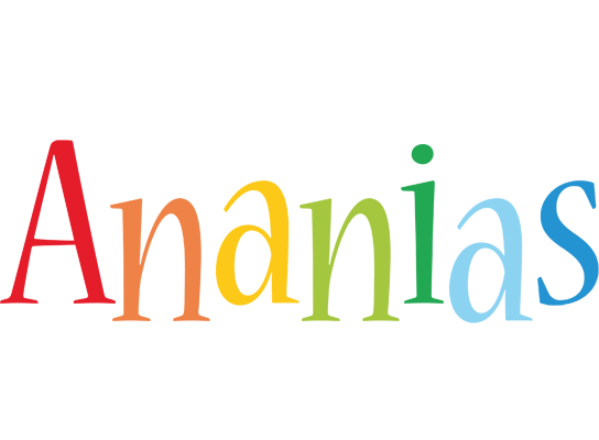 Ananias birthday logo