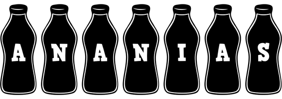 Ananias bottle logo