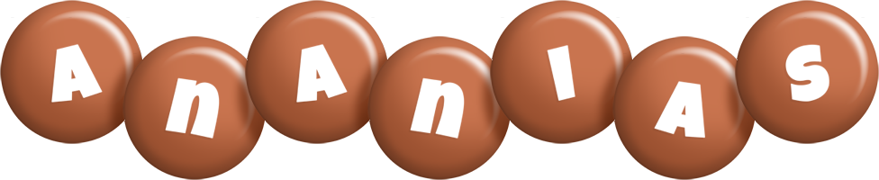 Ananias candy-brown logo