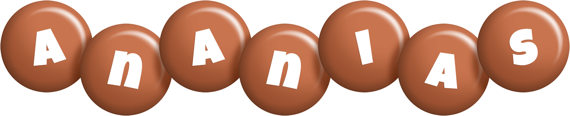 Ananias candy-brown logo