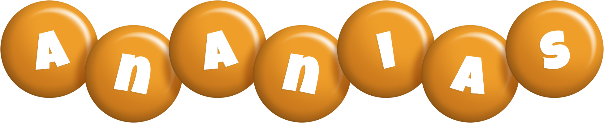 Ananias candy-orange logo