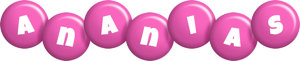 Ananias candy-pink logo