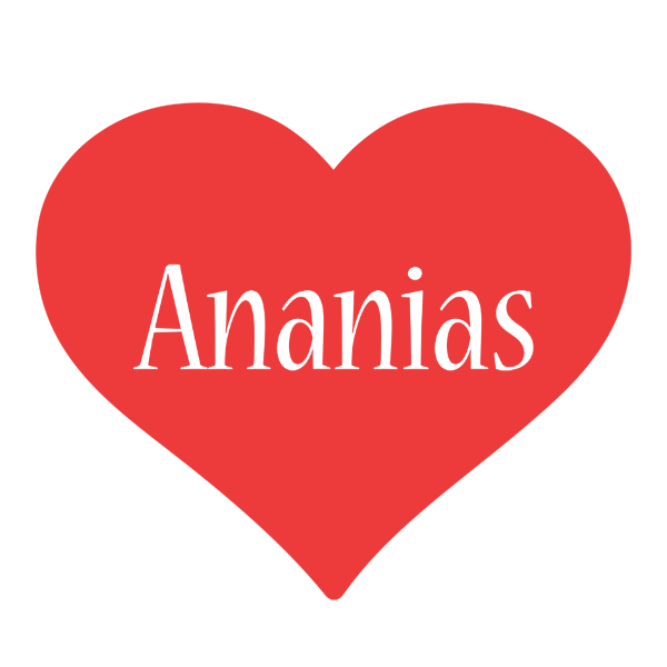 Ananias love logo