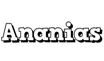 Ananias snowing logo