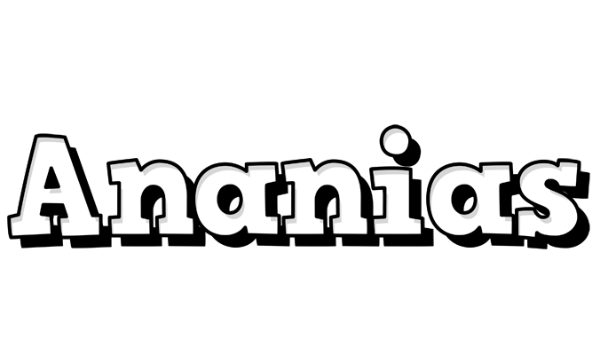 Ananias snowing logo