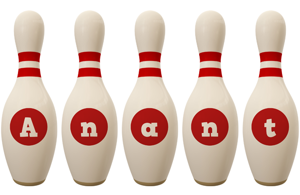 Anant bowling-pin logo