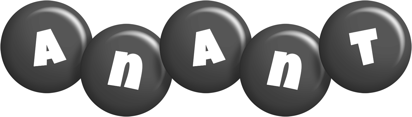 Anant candy-black logo