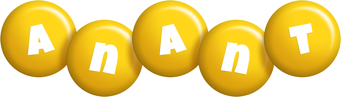 Anant candy-yellow logo