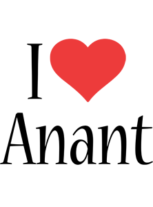Anant i-love logo