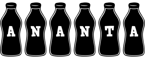 Ananta bottle logo