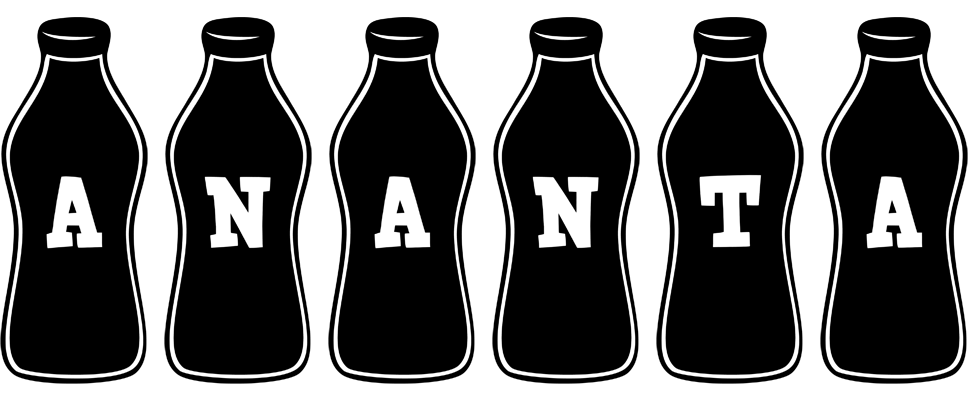 Ananta bottle logo
