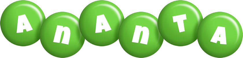 Ananta candy-green logo