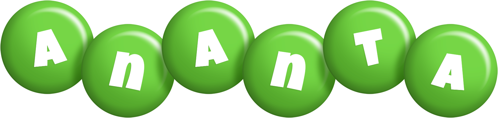 Ananta candy-green logo