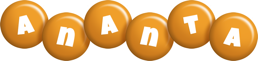 Ananta candy-orange logo