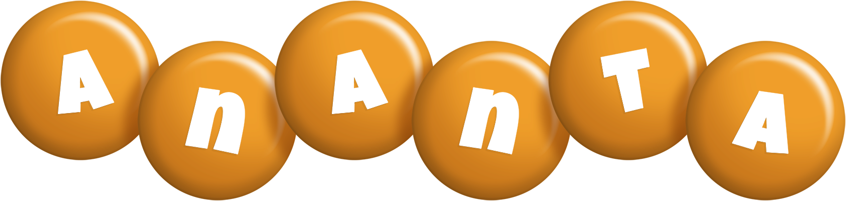 Ananta candy-orange logo