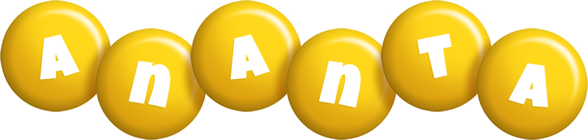 Ananta candy-yellow logo