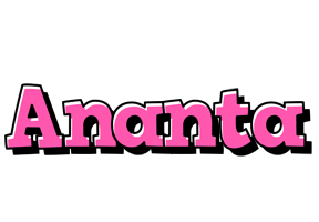 Ananta girlish logo