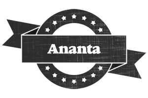 Ananta grunge logo