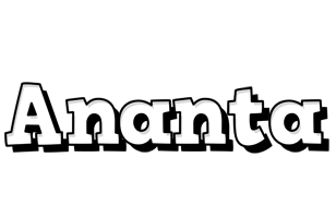 Ananta snowing logo