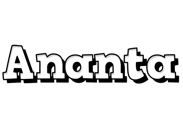 Ananta snowing logo