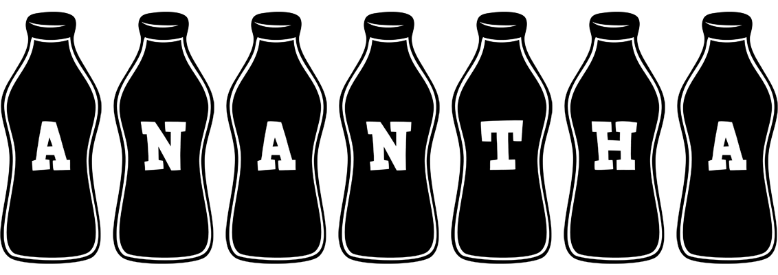 Anantha bottle logo