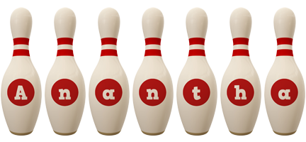 Anantha bowling-pin logo