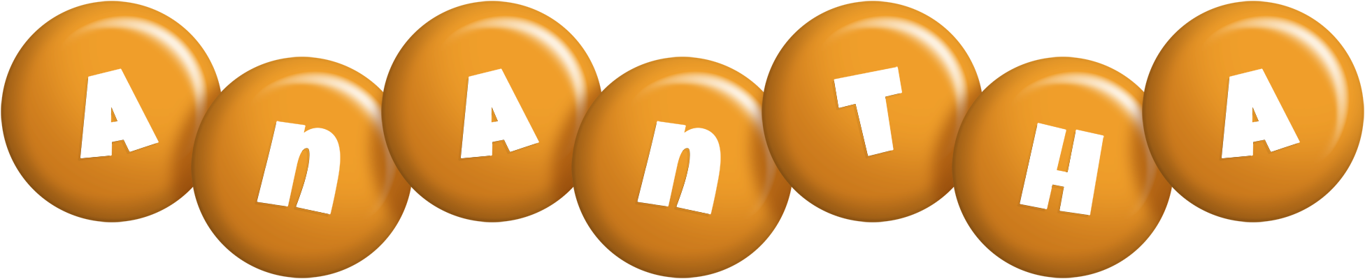 Anantha candy-orange logo