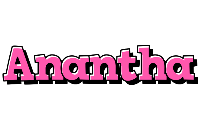 Anantha girlish logo