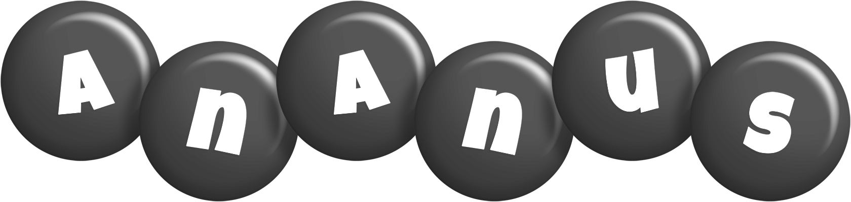 Ananus candy-black logo