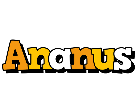 Ananus cartoon logo
