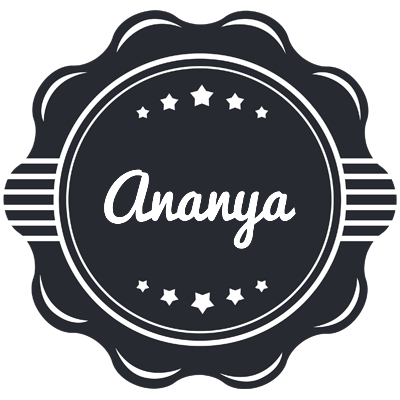 Ananya badge logo