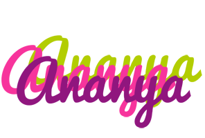 Ananya flowers logo