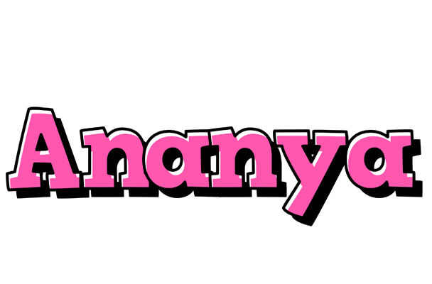 Ananya girlish logo