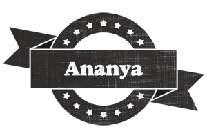 Ananya grunge logo