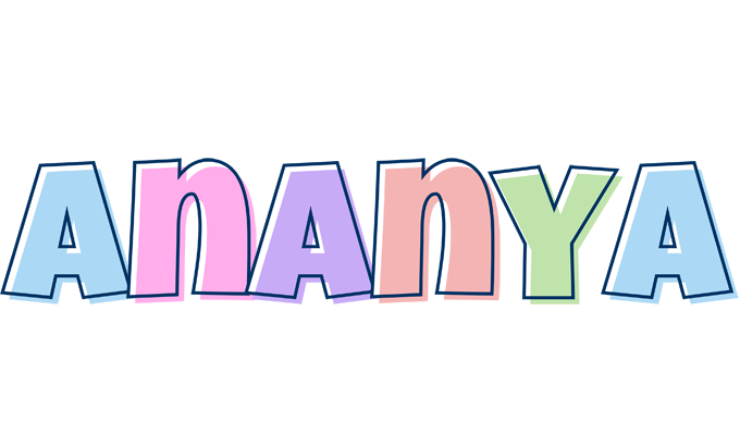 Ananya pastel logo