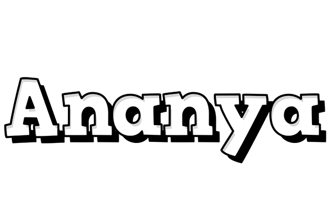 Ananya snowing logo