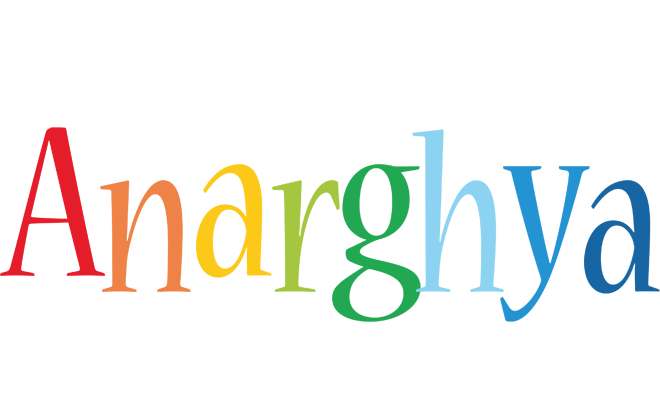 Anarghya birthday logo