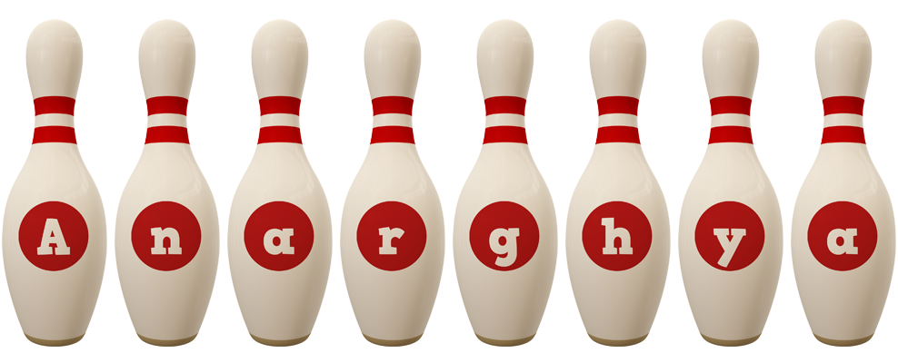 Anarghya bowling-pin logo
