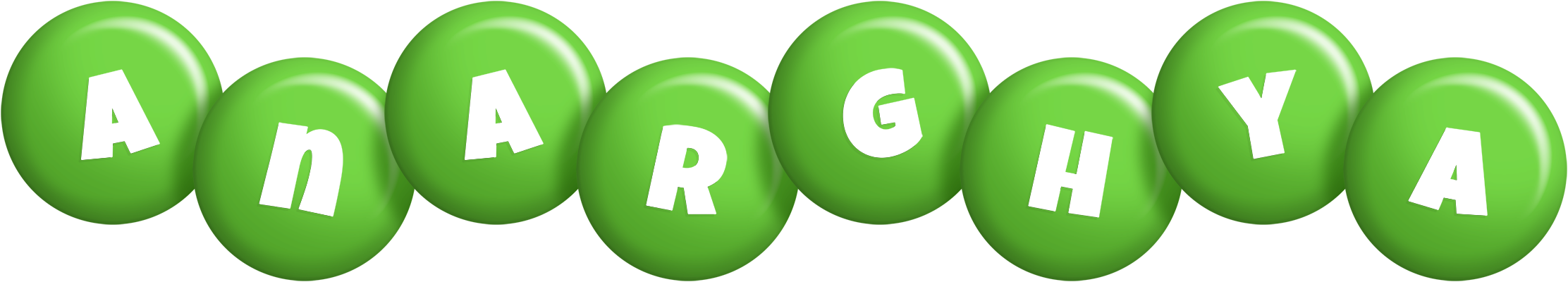 Anarghya candy-green logo