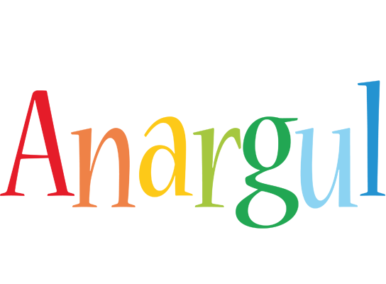 Anargul birthday logo