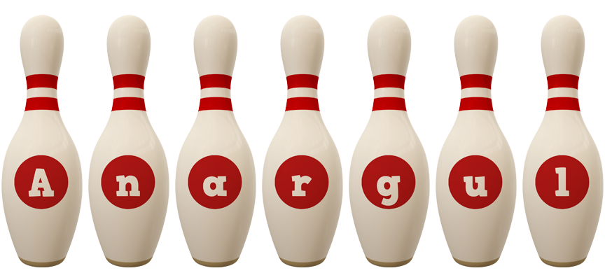 Anargul bowling-pin logo