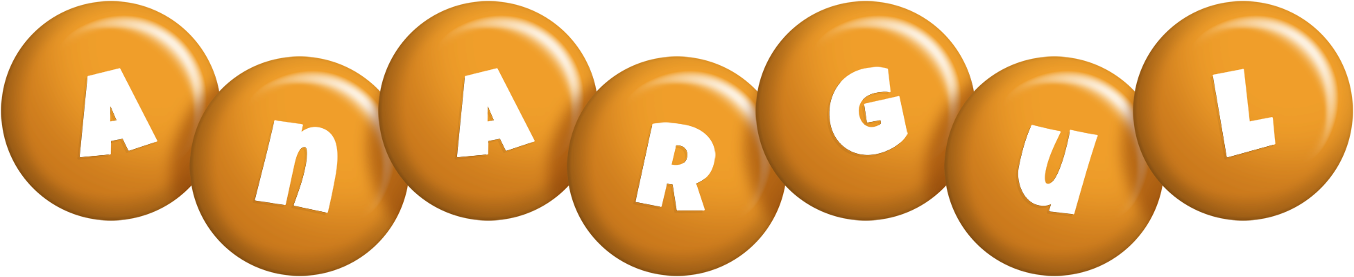 Anargul candy-orange logo