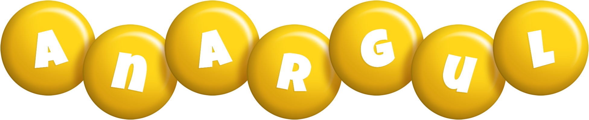 Anargul candy-yellow logo