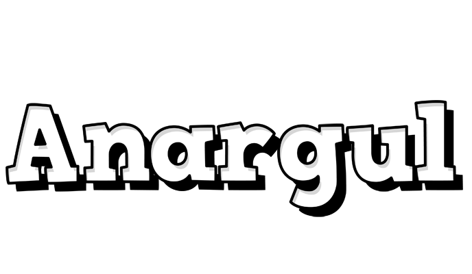 Anargul snowing logo
