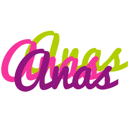 Anas flowers logo