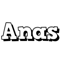 Anas snowing logo