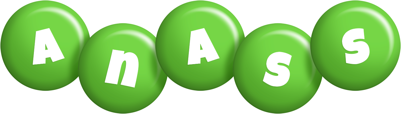 Anass candy-green logo