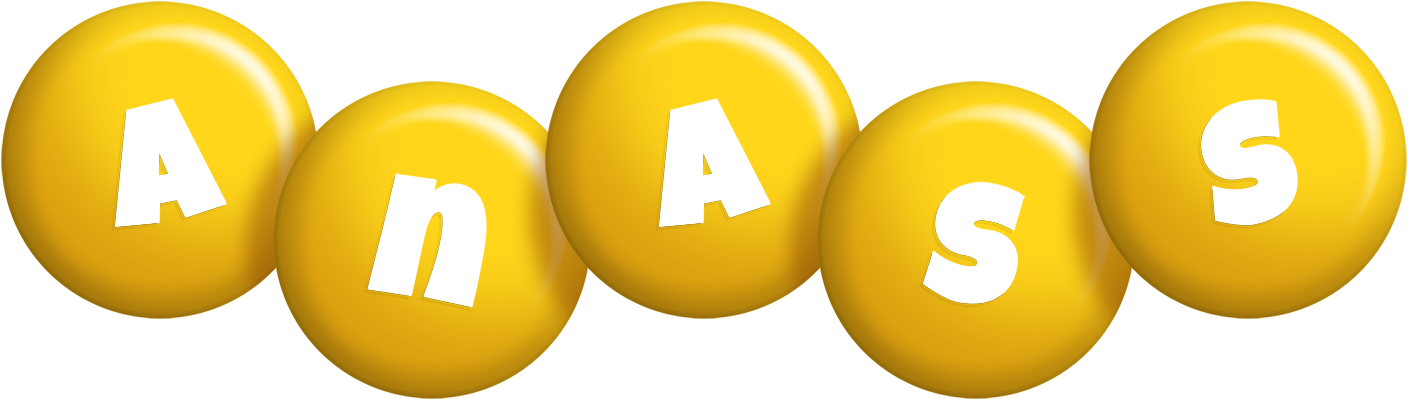 Anass candy-yellow logo
