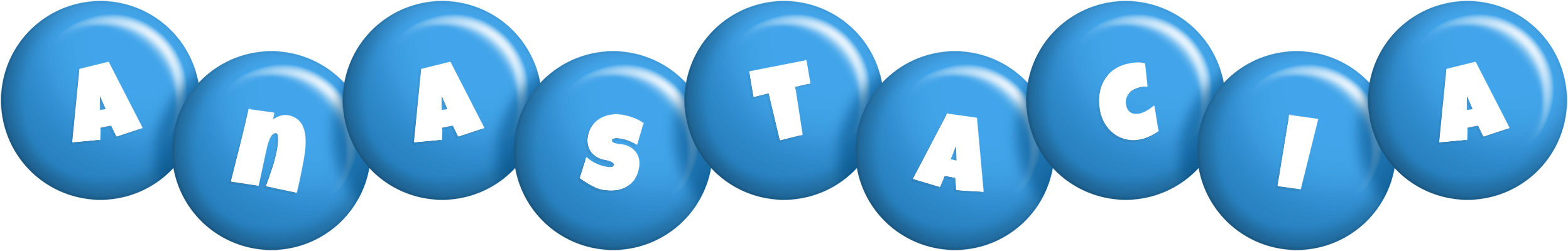Anastacia candy-blue logo
